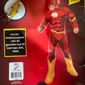 Padded flash costume for ages 3-4